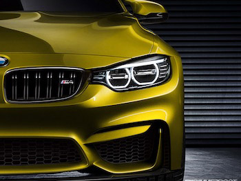 HD Quality Wallpaper | Collection: Vehicles, 350x262 BMW M4 Concept