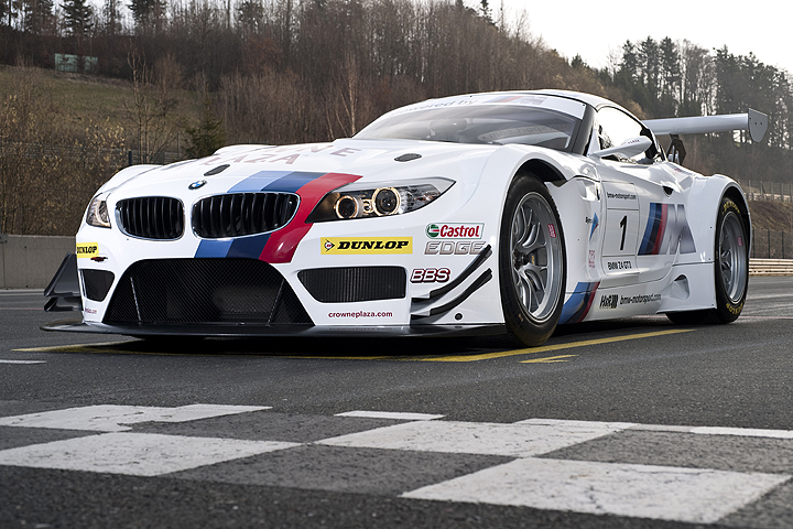 Nice Images Collection: BMW Z4 GT3 Desktop Wallpapers