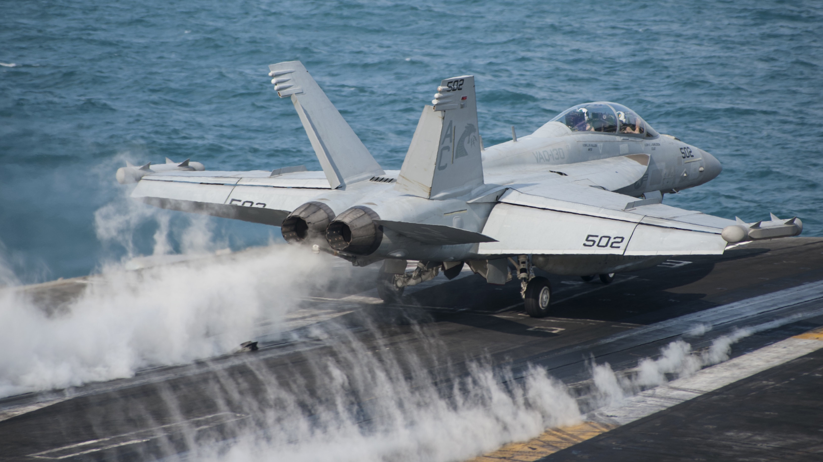 HD Quality Wallpaper | Collection: Military, 3259x1830 Boeing EA-18G Growler