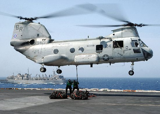 Nice Images Collection: Boeing Vertol CH-46 Sea Knight Desktop Wallpapers