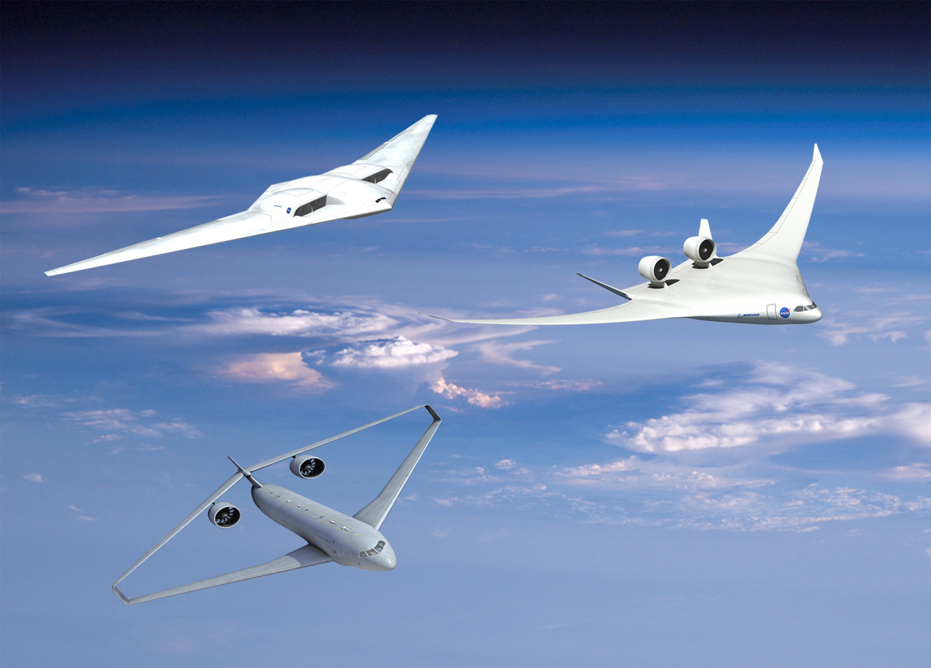 Nice Images Collection: Boeing X-48 Desktop Wallpapers