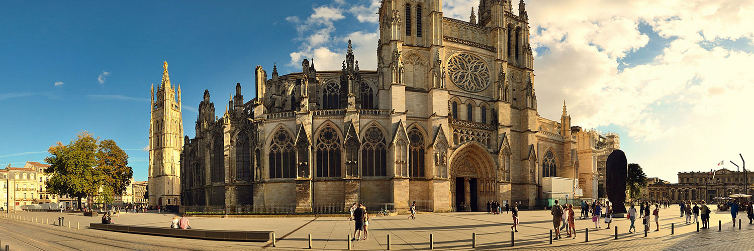 Nice wallpapers Bordeaux Cathedral 1500x500px