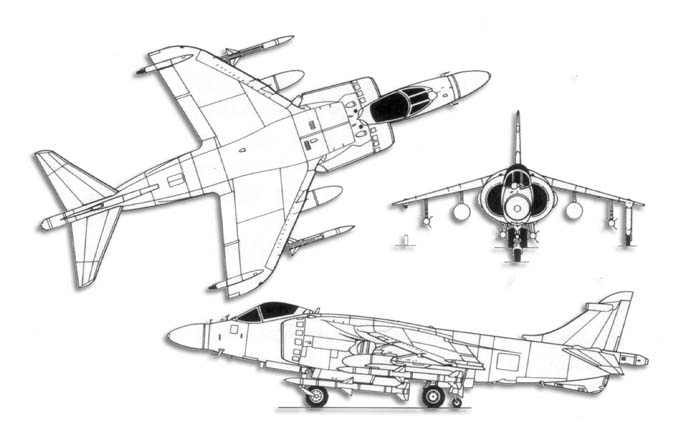 Nice Images Collection: British Aerospace Sea Harrier Desktop Wallpapers