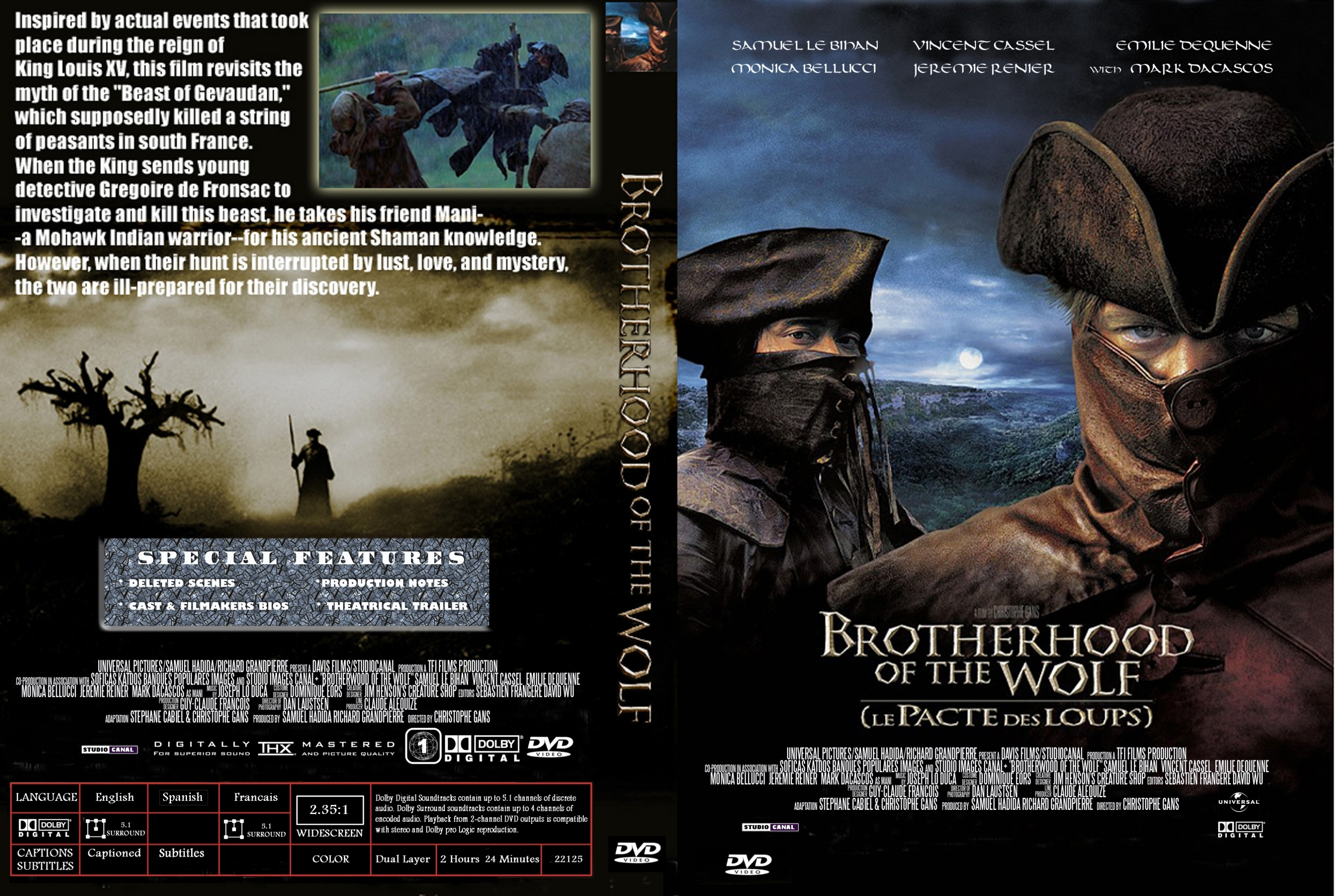 Hollywood Brotherhood Of The Wolf (2001) - Action, Adventure, Drama. 