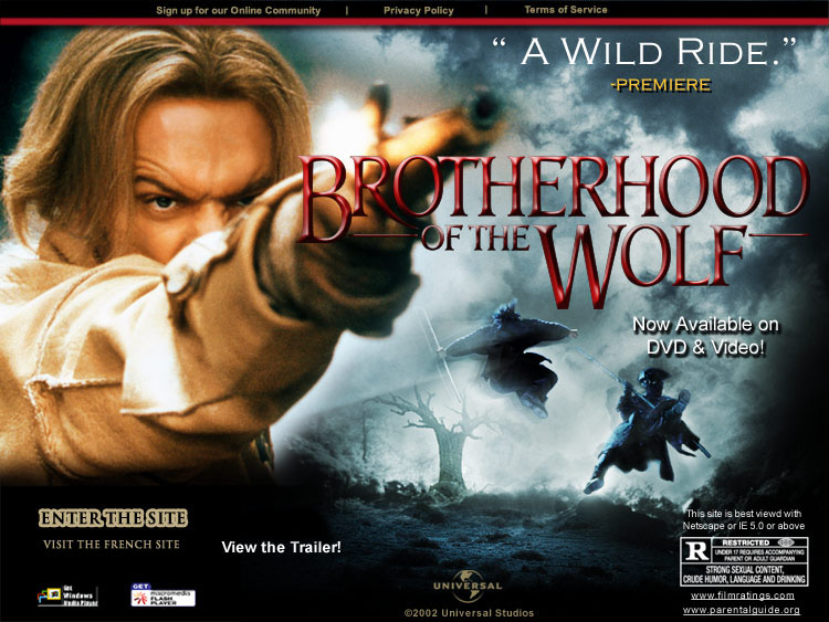 Brotherhood Of The Wolf High Quality Background on Wallpapers Vista