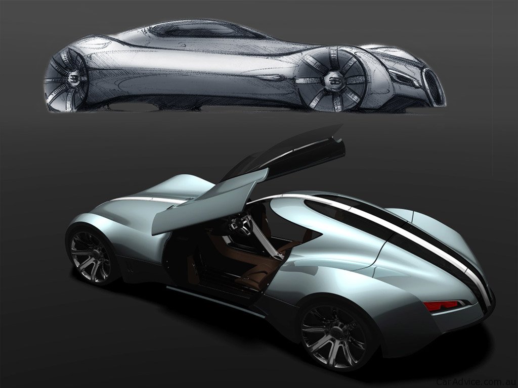 HD Quality Wallpaper | Collection: Vehicles, 1024x768 Bugatti Aerolithe Concept