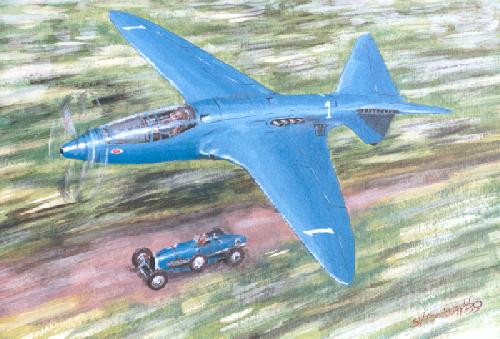 Bugatti Airplane Wallpaper