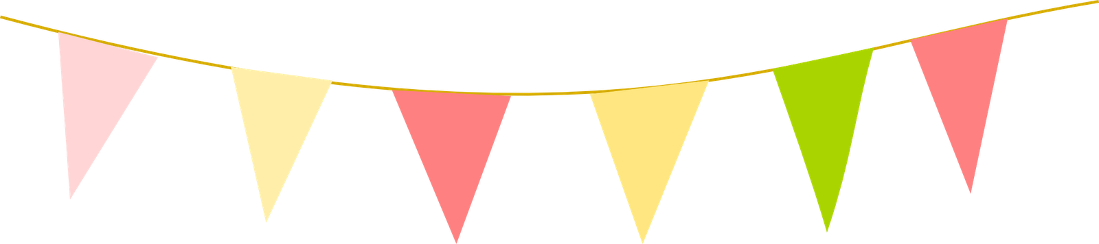 High Resolution Wallpaper | Bunting 1600x356 px