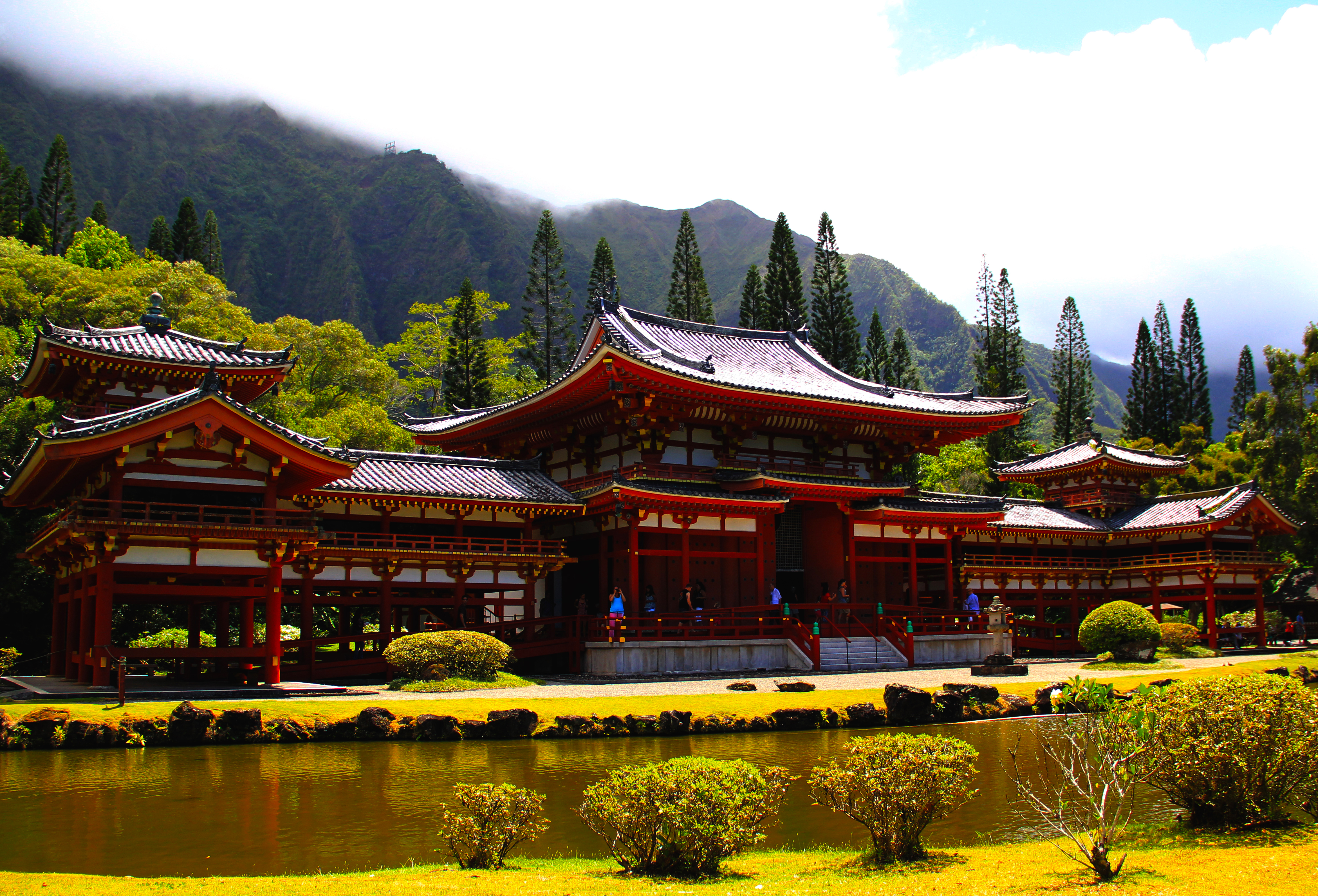 Byodo-in Temple Backgrounds, Compatible - PC, Mobile, Gadgets| 4684x3184 px