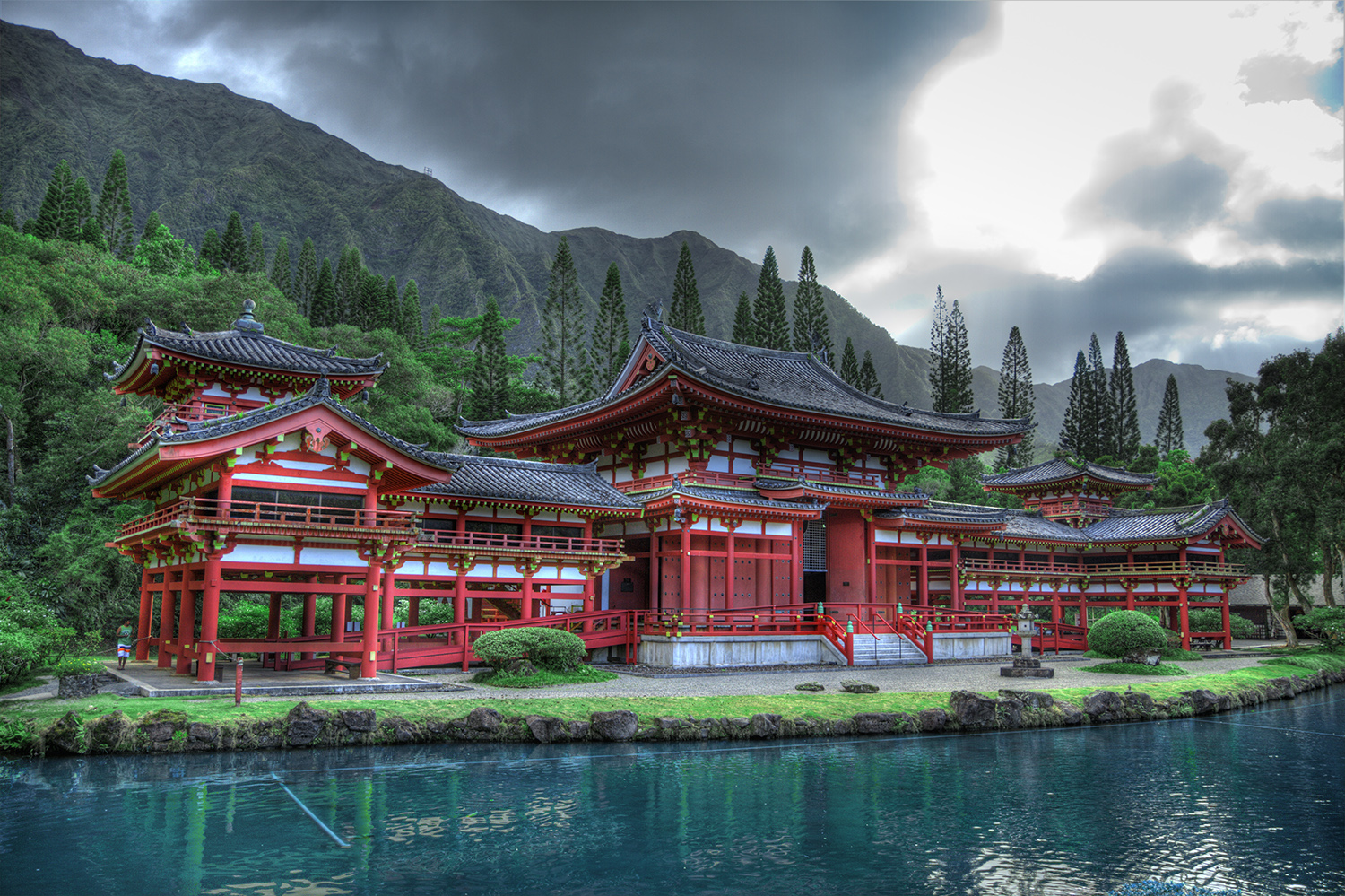 Byodo-in Temple Backgrounds, Compatible - PC, Mobile, Gadgets| 1500x999 px