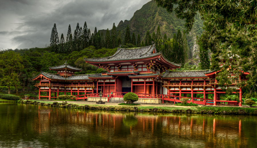 Nice wallpapers Byodo-in Temple 900x521px