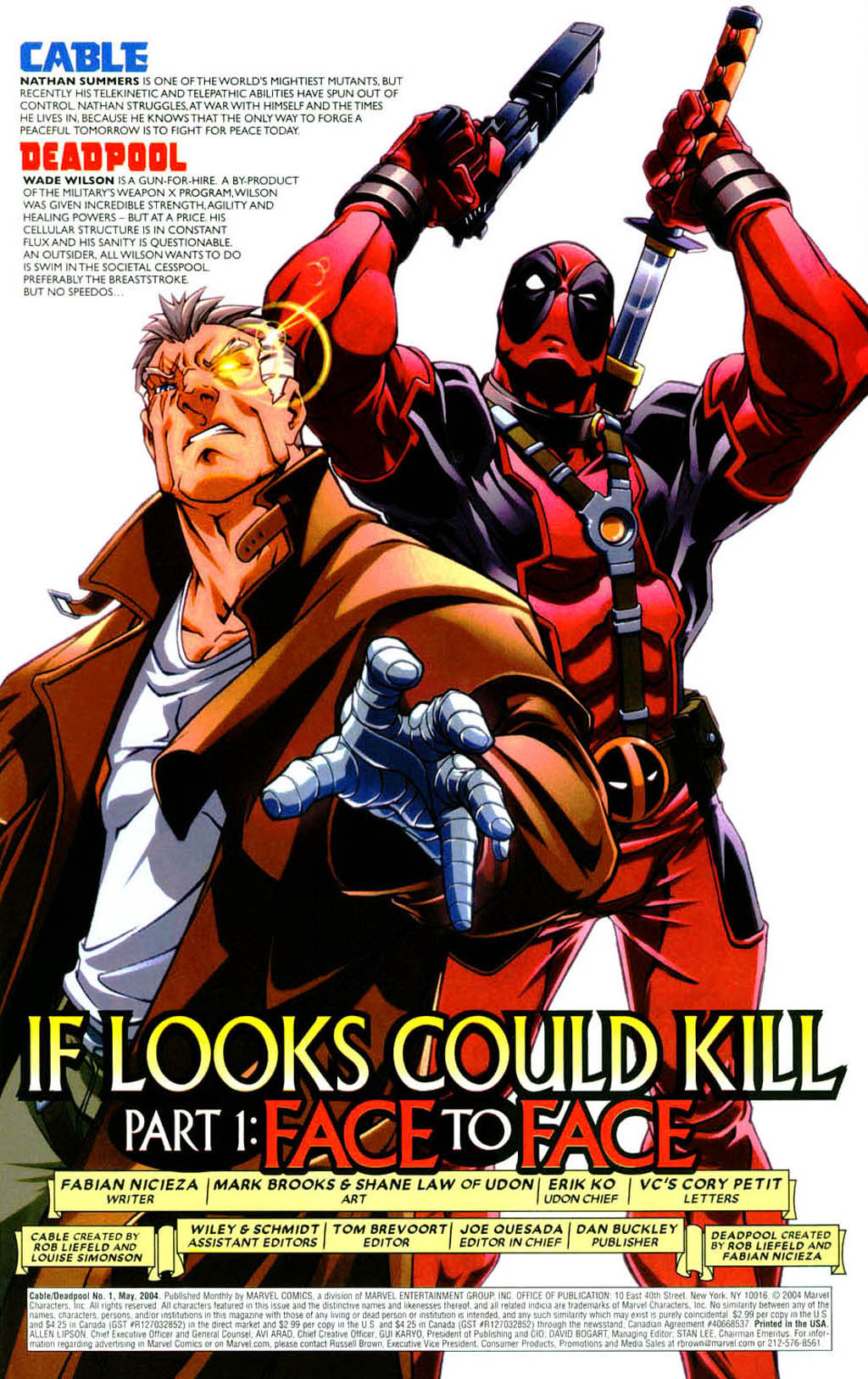 Nice wallpapers Cable & Deadpool 1024x1626px