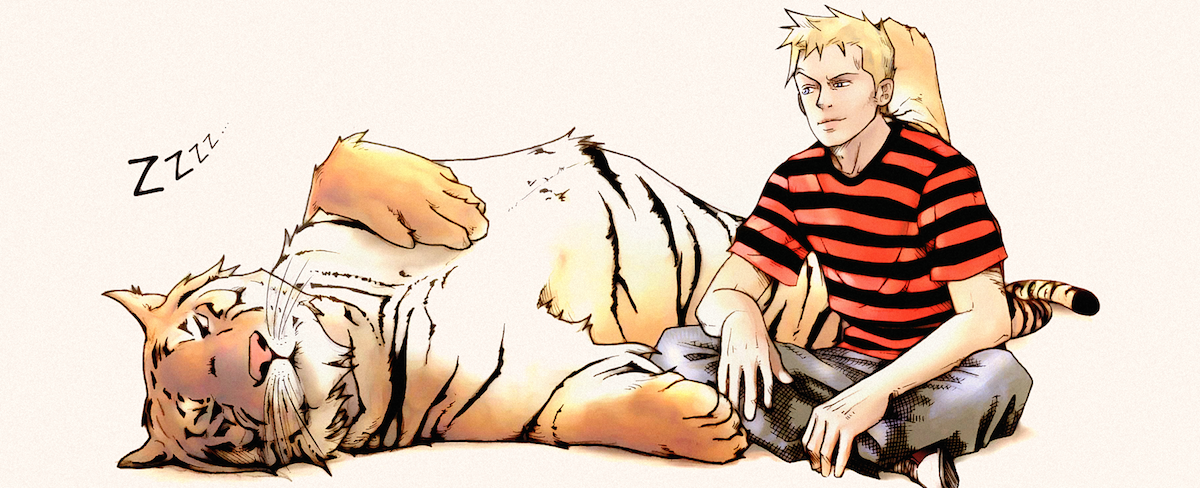 Calvin & Hobbes Backgrounds, Compatible - PC, Mobile, Gadgets| 1200x488 px