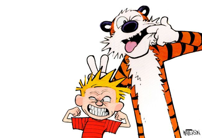 Nice Images Collection: Calvin & Hobbes Desktop Wallpapers