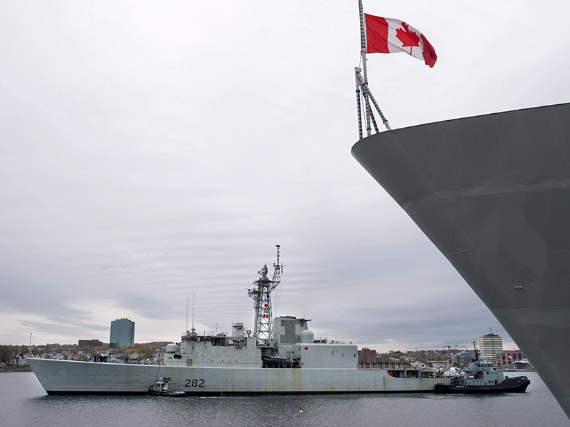 HD Quality Wallpaper | Collection: Military, 822x615 Canadian Navy