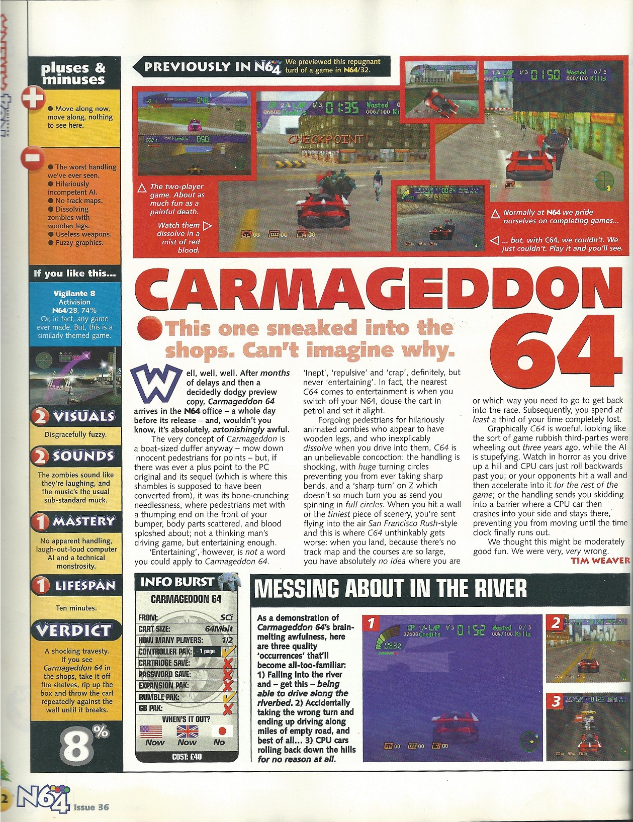 Nice Images Collection: Carmageddon 64 Desktop Wallpapers