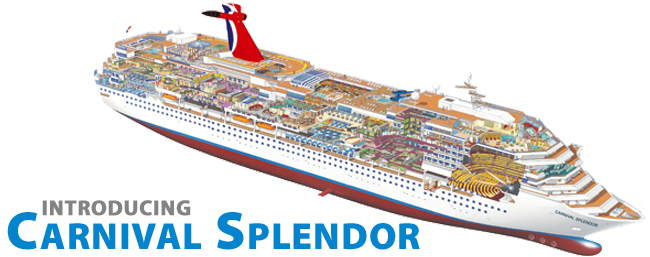 High Resolution Wallpaper | Carnival Splendor 650x257 px