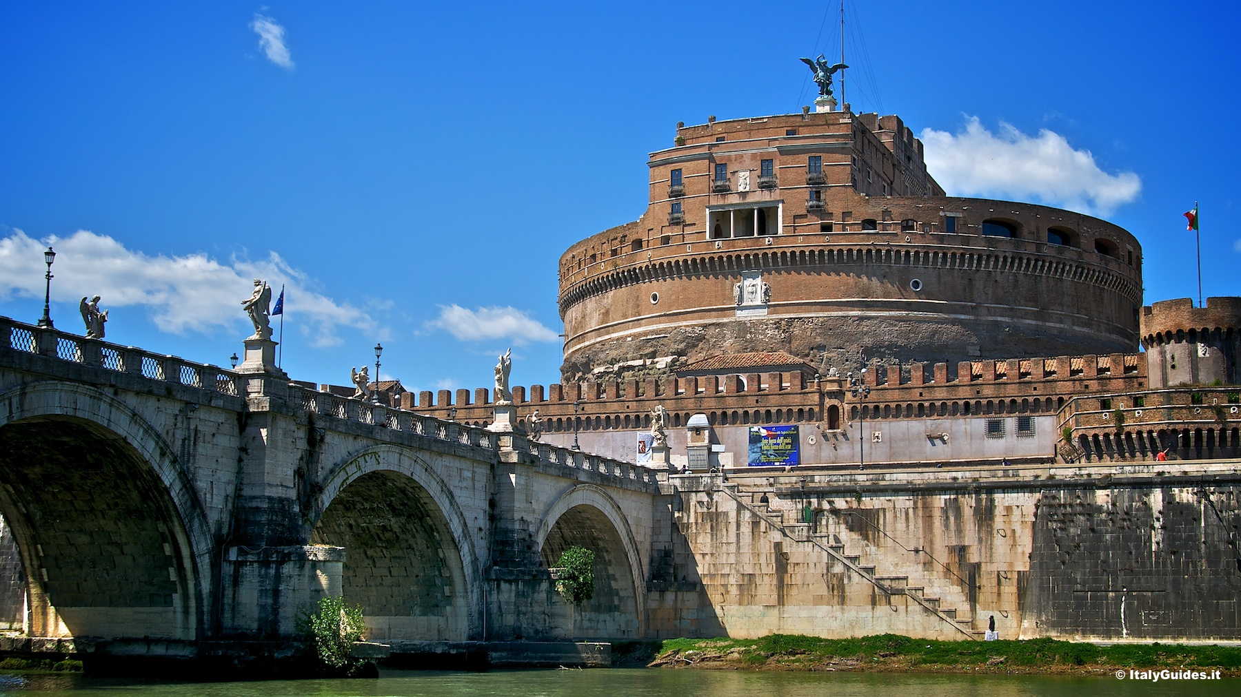 Castel Sant'Angelo Backgrounds, Compatible - PC, Mobile, Gadgets| 1800x1012 px