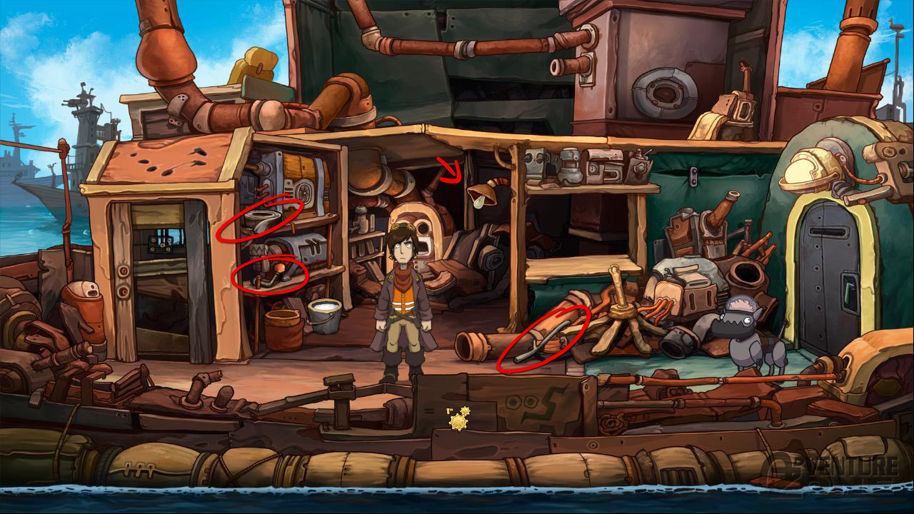 Nice wallpapers Chaos On Deponia 1280x720px