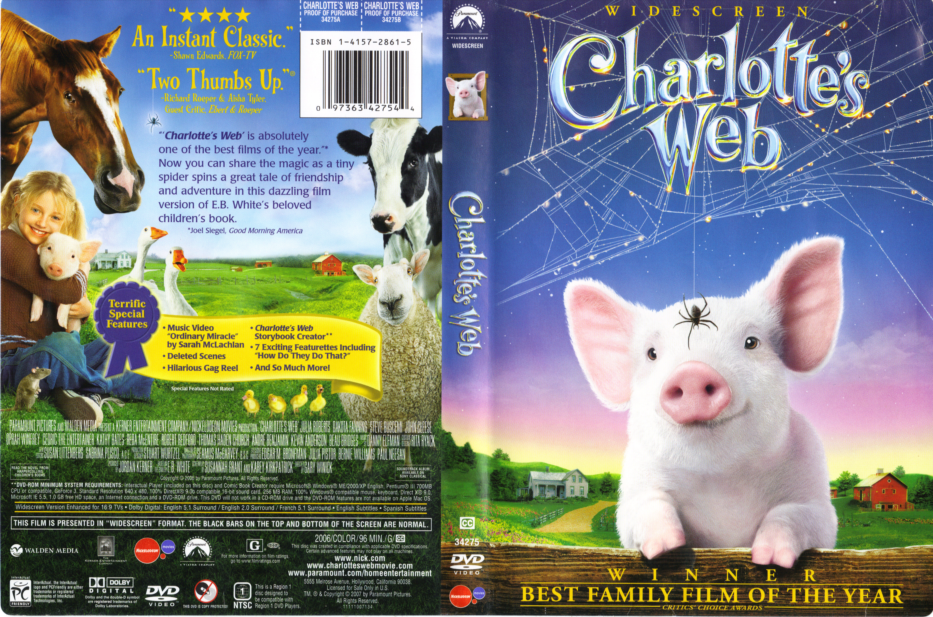 Nice Images Collection: Charlotte's Web (2006) Desktop Wallpapers