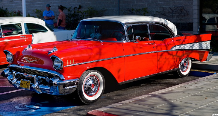 HD Quality Wallpaper | Collection: Vehicles, 728x388 Chevrolet Bel Air