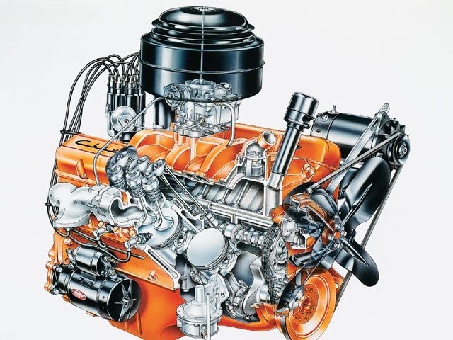 HD Quality Wallpaper | Collection: Vehicles, 640x480 Chevrolet Engine