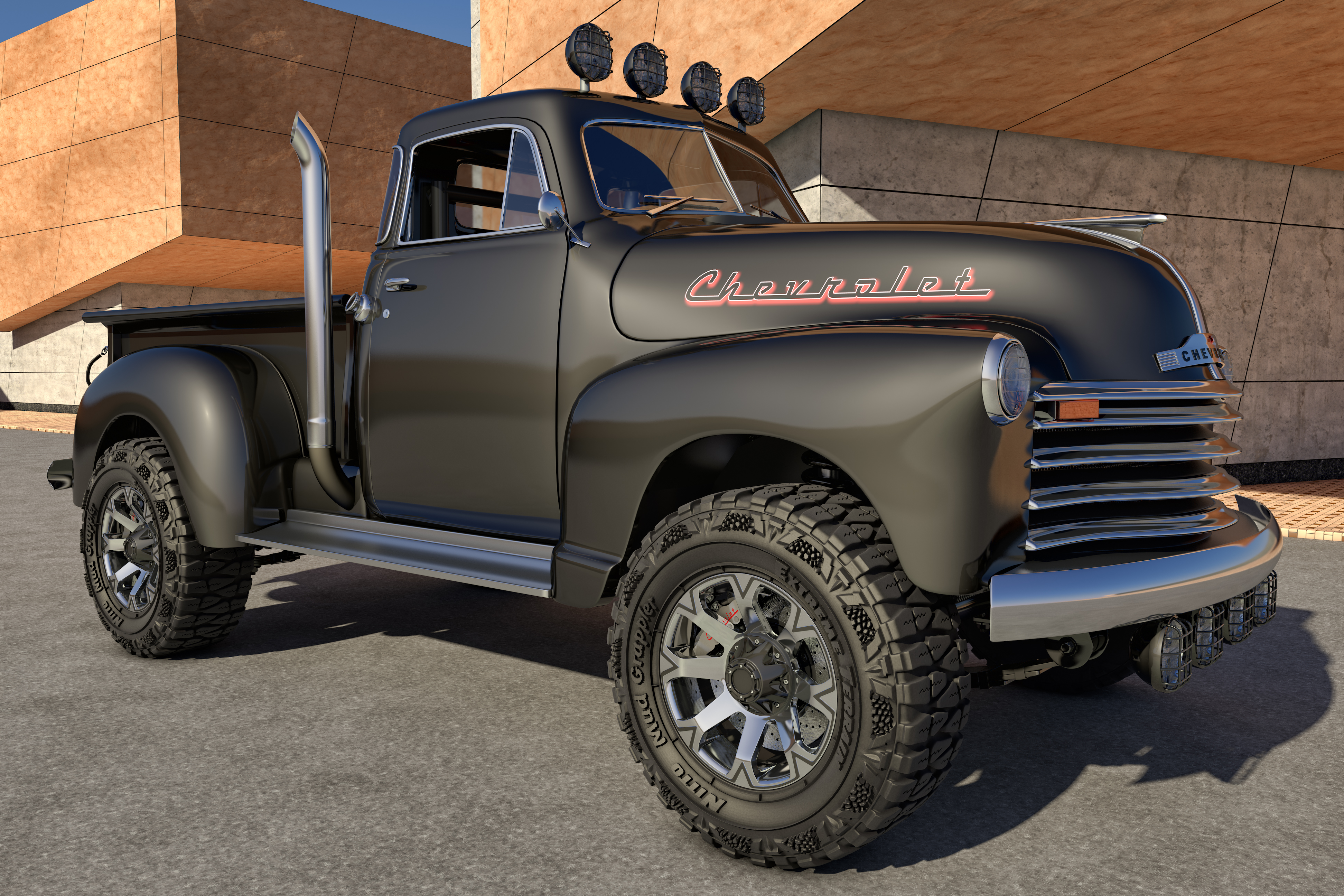 Nice wallpapers Chevrolet Pickup  3888x2592px