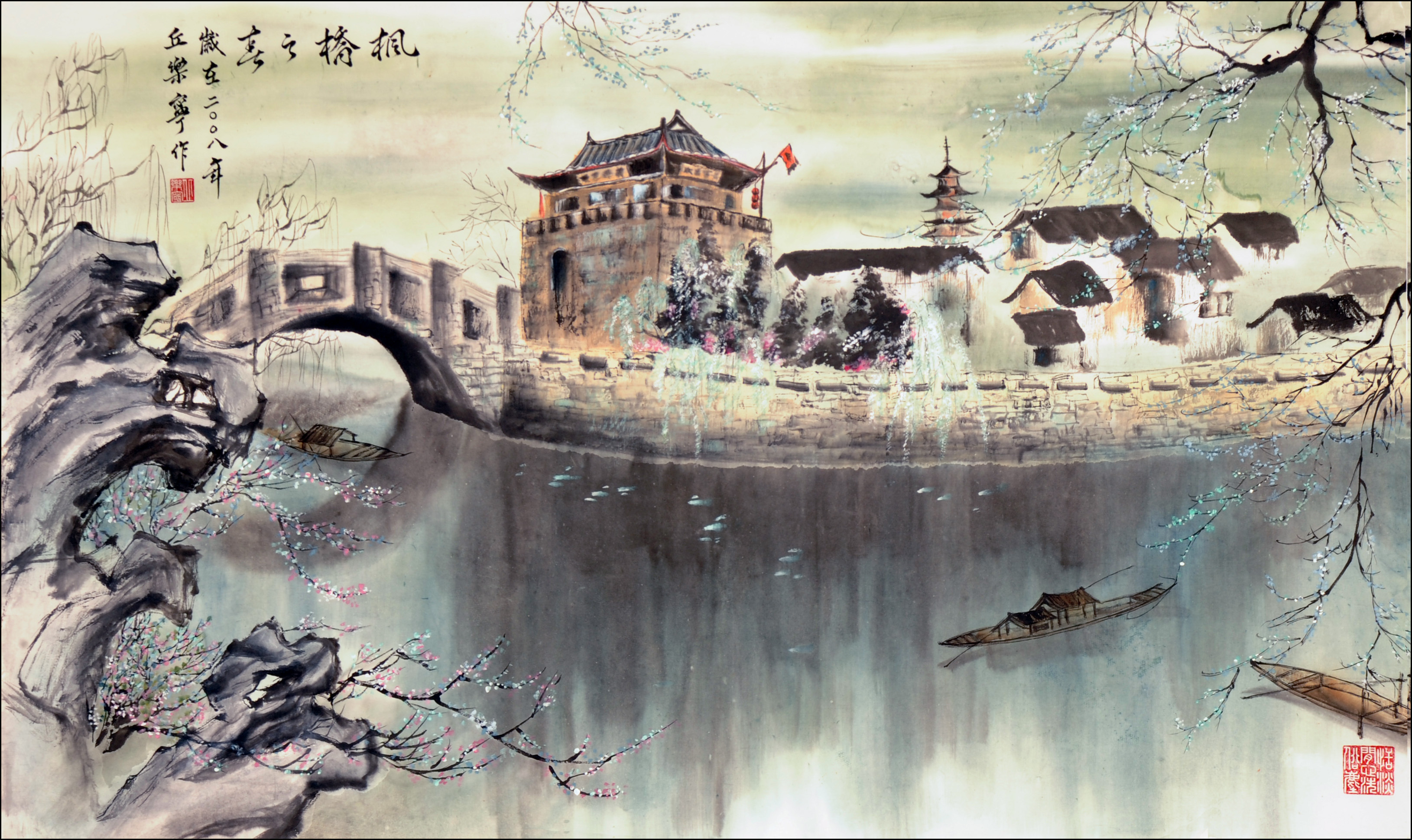 Chinese Artwork Backgrounds, Compatible - PC, Mobile, Gadgets| 3259x1941 px