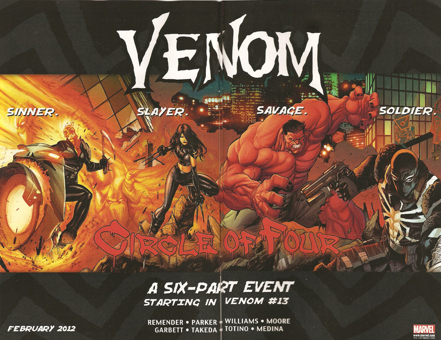 Venom: Circle Of Four Pics, Comics Collection