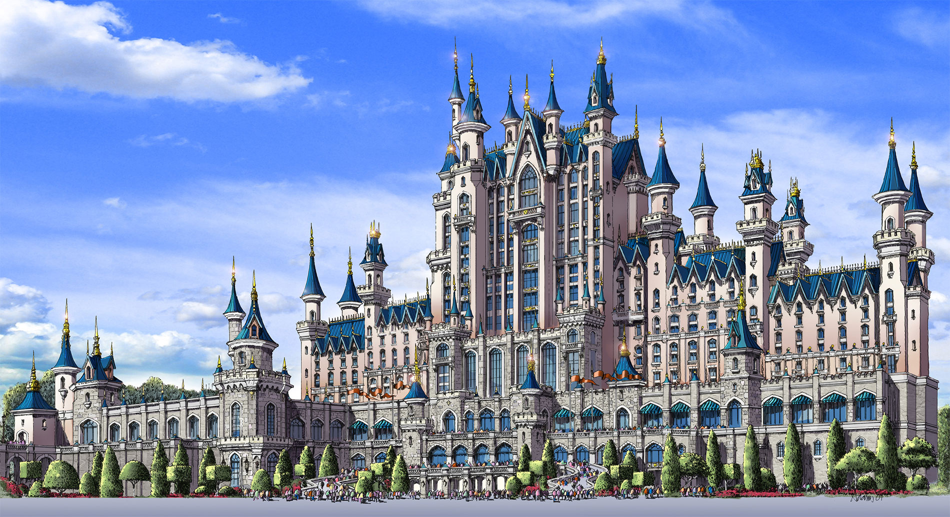 Nice wallpapers Cisy Castle 1900x1034px