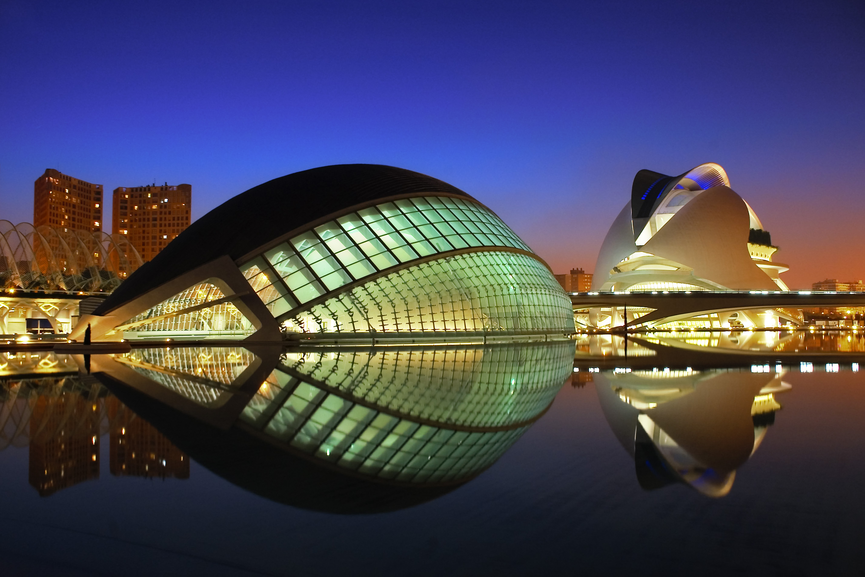 Nice Images Collection: City Of Arts And Sciences Desktop Wallpapers