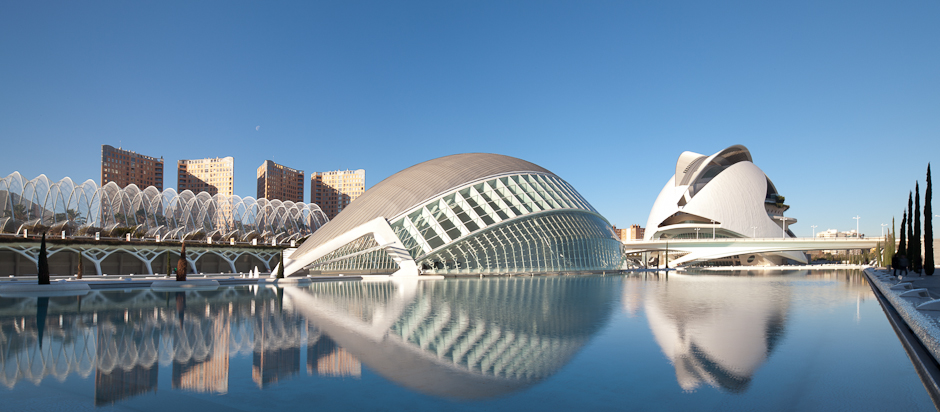 HD Quality Wallpaper | Collection: Man Made, 940x412 City Of Arts And Sciences