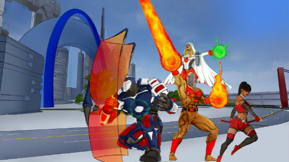 Nice Images Collection: City Of Heroes Desktop Wallpapers