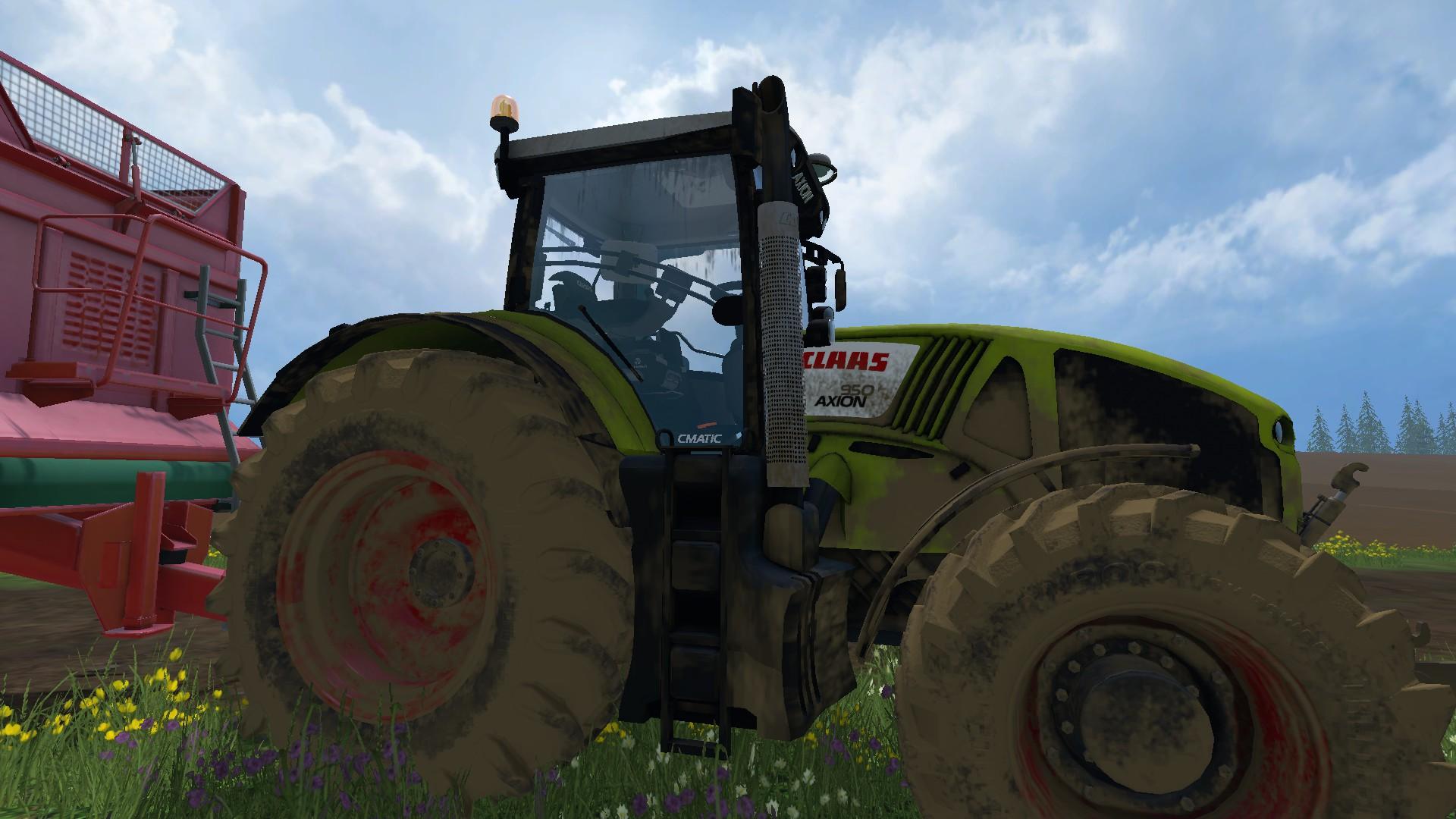 Claas Axion Tractor Backgrounds, Compatible - PC, Mobile, Gadgets| 1920x1080 px