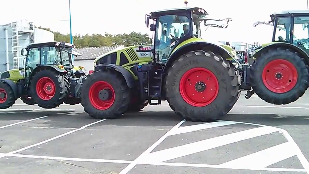 Nice wallpapers Claas Axion Tractor 1280x720px