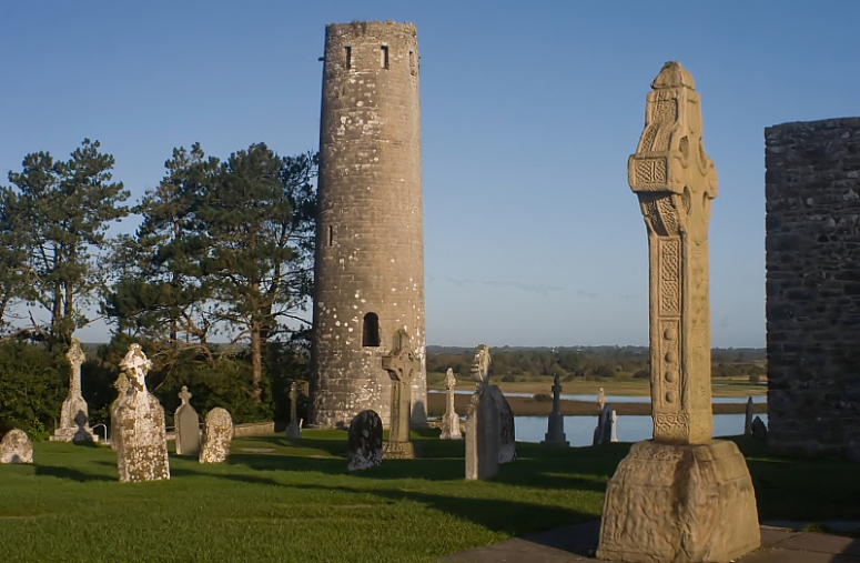 Nice Images Collection: Clonmacnoise Monastery Desktop Wallpapers