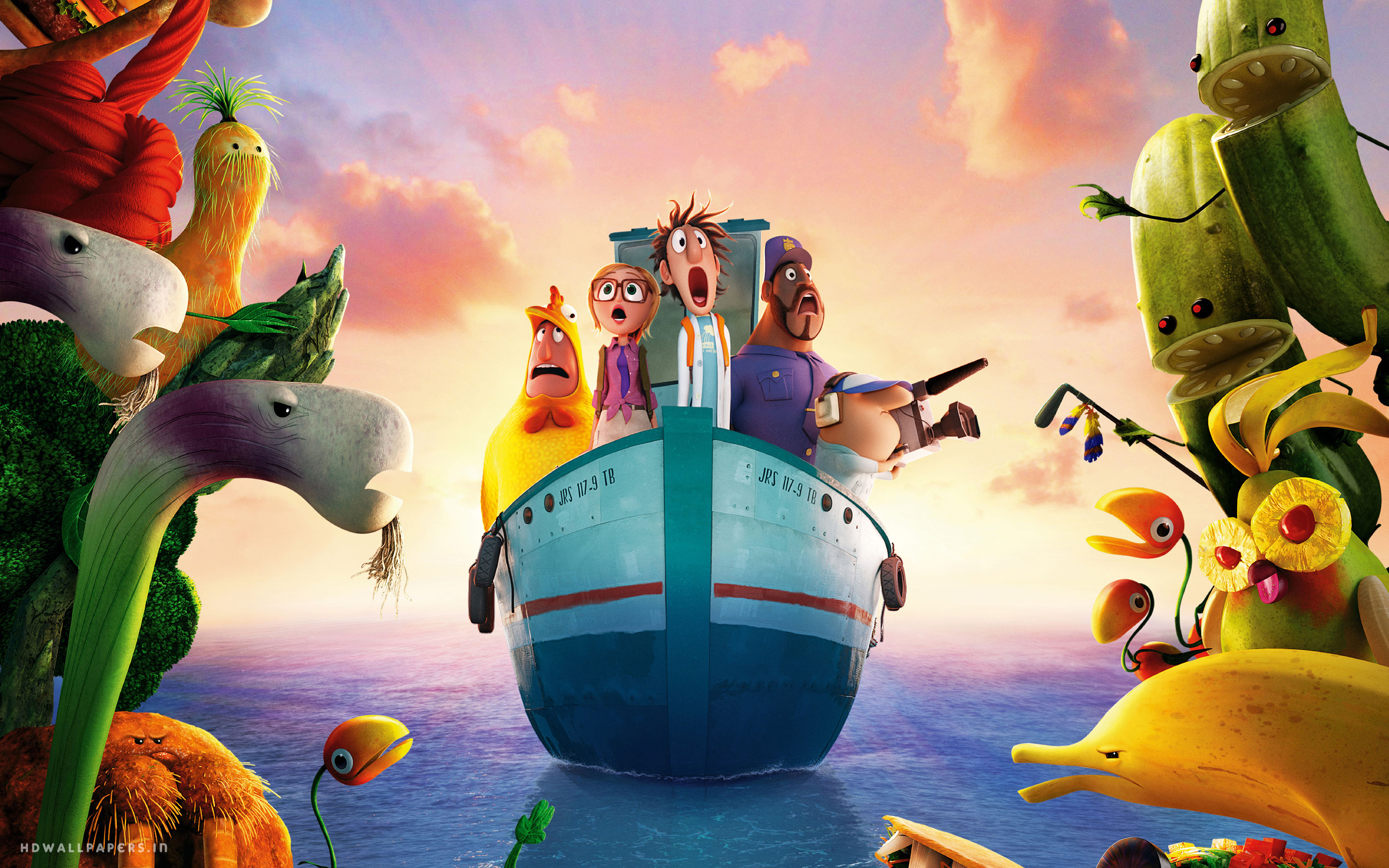 Cloudy With A Chance Of Meatballs 2 Backgrounds, Compatible - PC, Mobile, Gadgets| 2880x1800 px