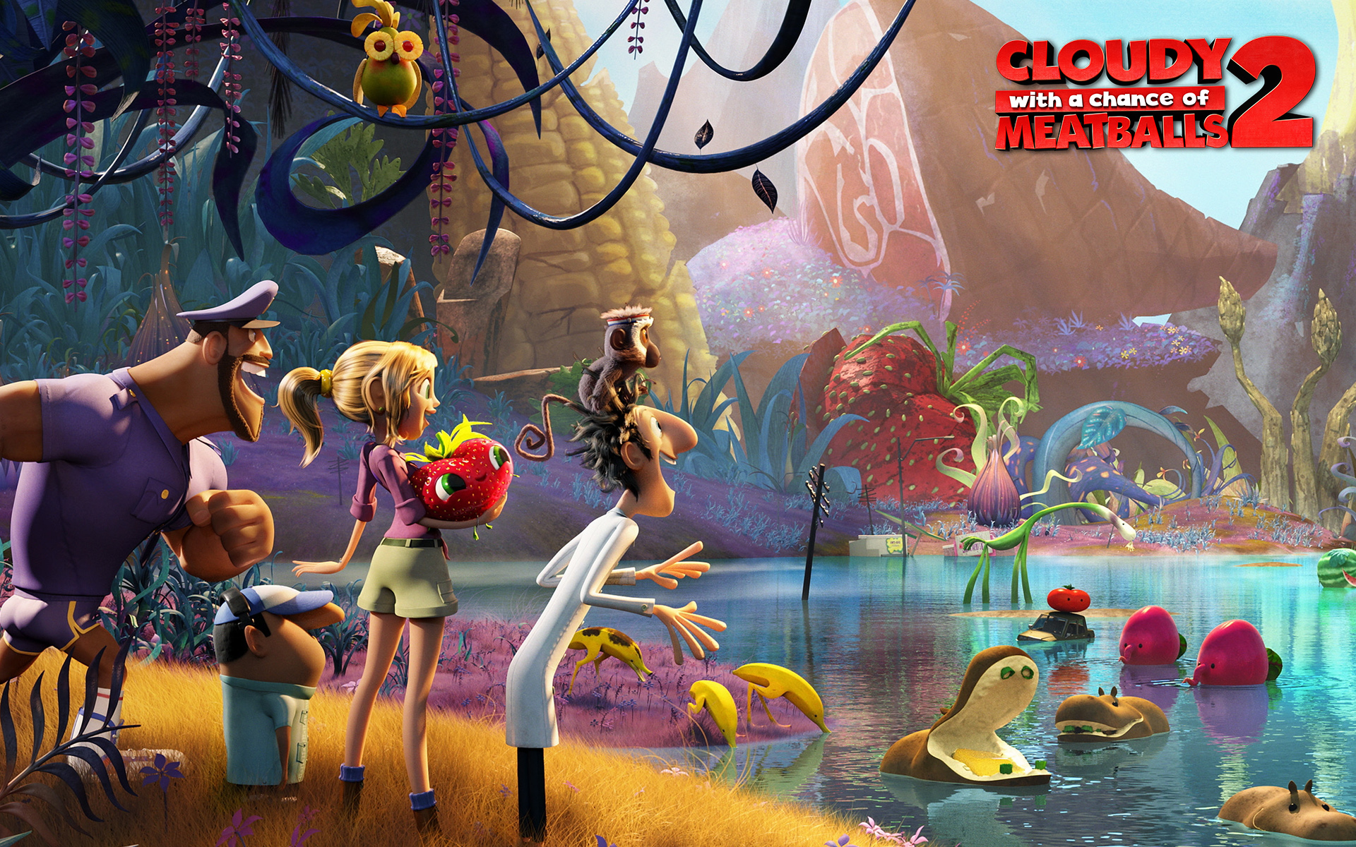 Cloudy With A Chance Of Meatballs 2 Backgrounds, Compatible - PC, Mobile, Gadgets| 1920x1200 px