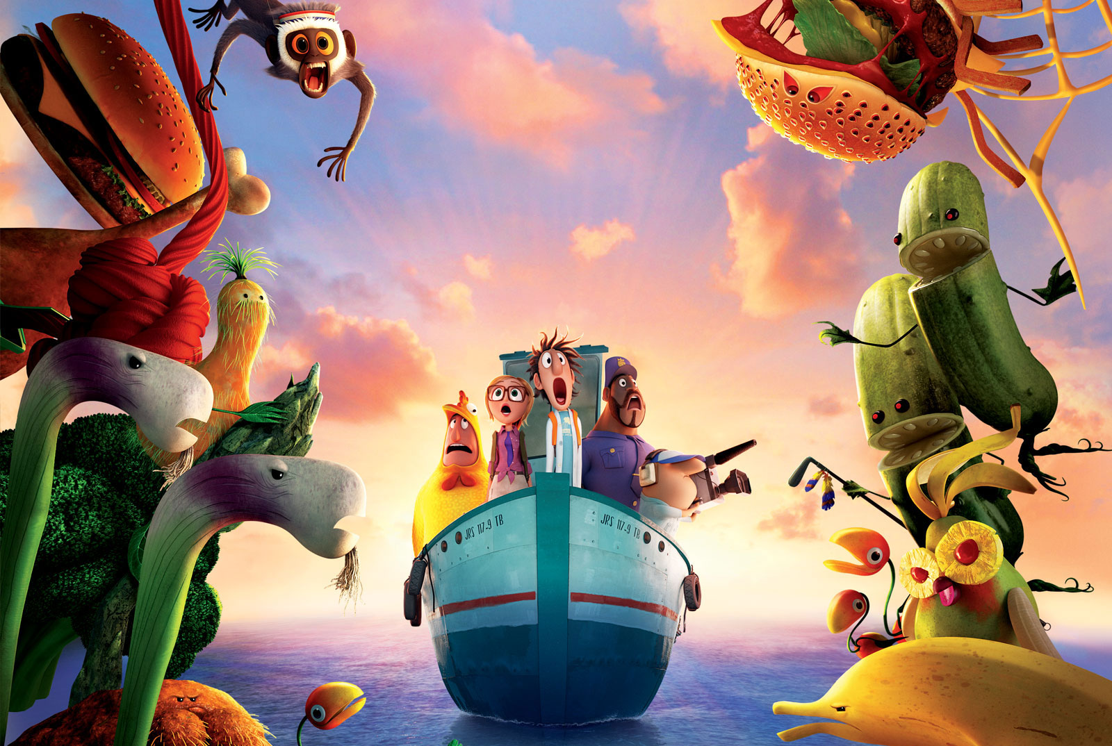 Cloudy With A Chance Of Meatballs 2 High Quality Background on Wallpapers Vista