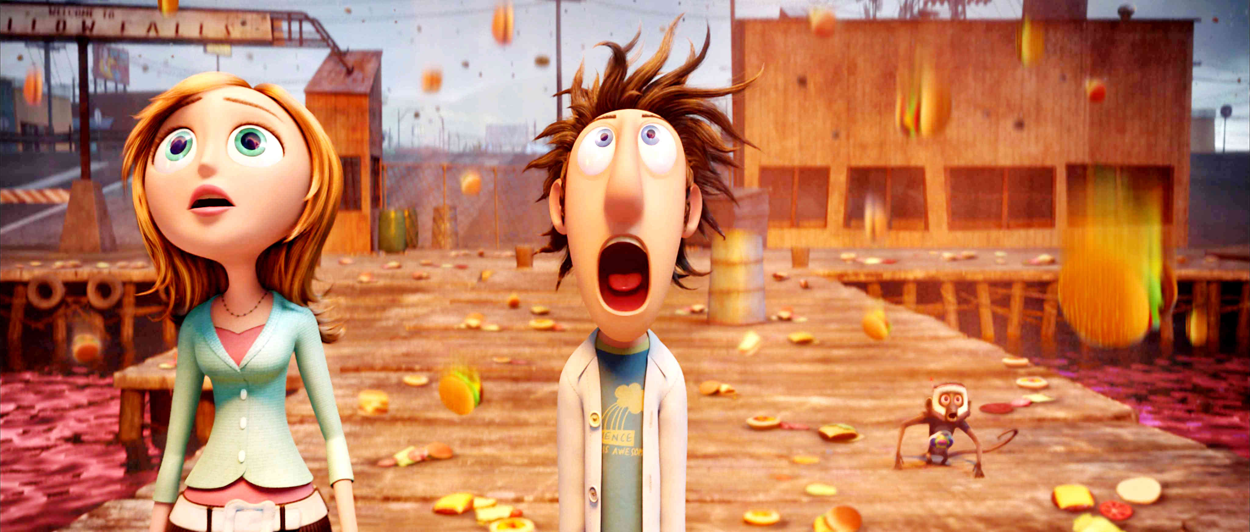 Nice Images Collection: Cloudy With A Chance Of Meatballs Desktop Wallpapers