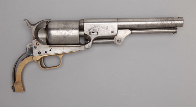 HD Quality Wallpaper | Collection: Weapons, 640x350 Colt Dragoon Revolver