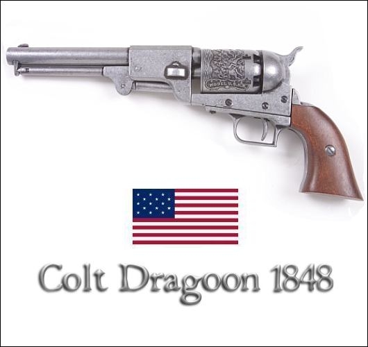 Nice Images Collection: Colt Dragoon Revolver Desktop Wallpapers