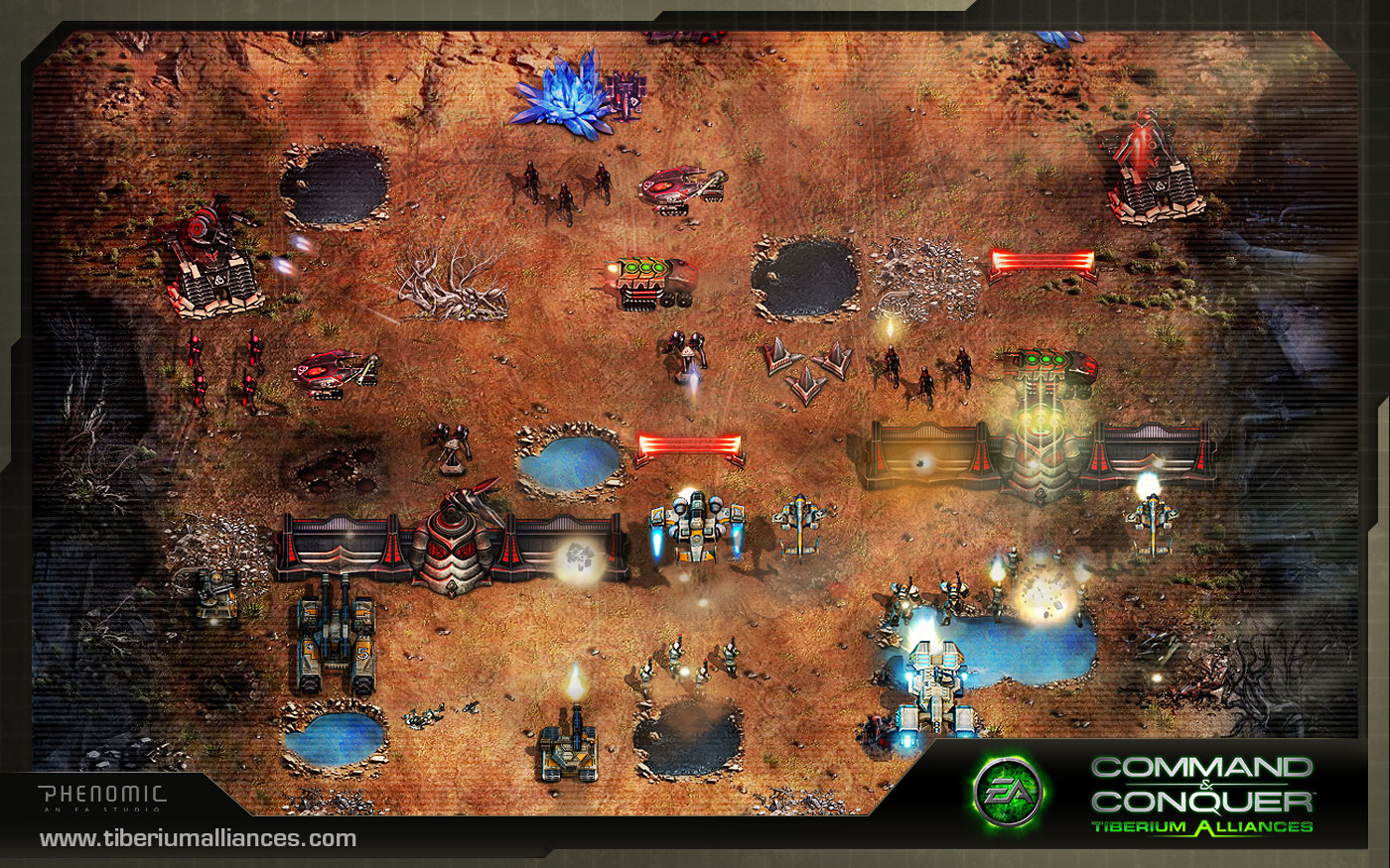 HD Quality Wallpaper | Collection: Video Game, 1400x875 Command & Conquer: Tiberium Alliances