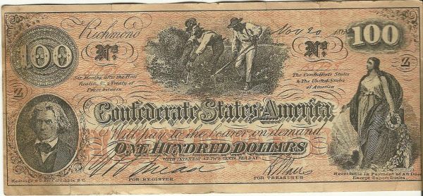 Confederate States Of America Dollar #12