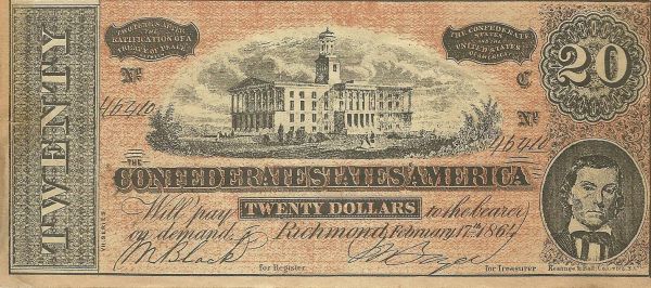 Confederate States Of America Dollar #16