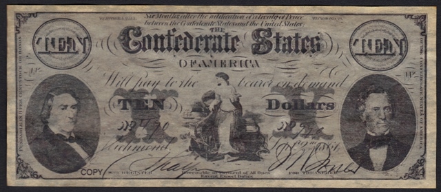 Confederate States Of America Dollar #13