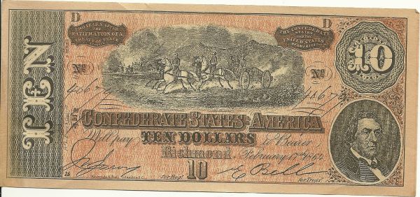 Confederate States Of America Dollar #17