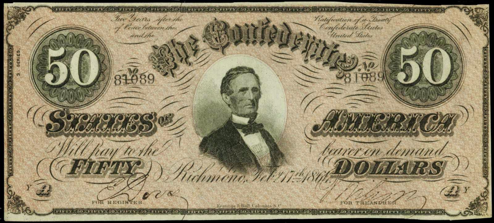 Confederate States Of America Dollar #14
