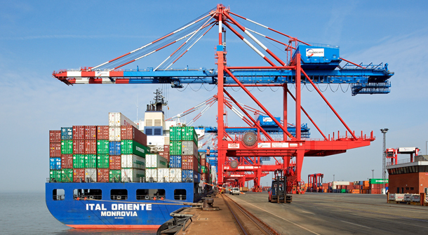 Nice wallpapers Container Terminal 610x335px