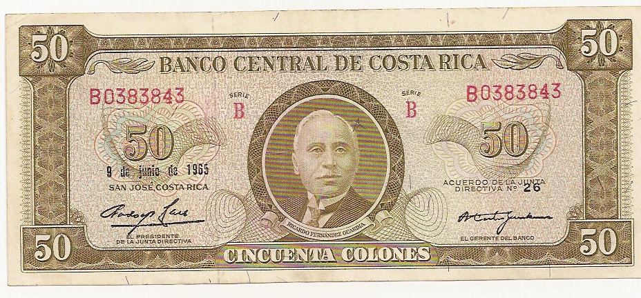 Costa Rican Colón #22